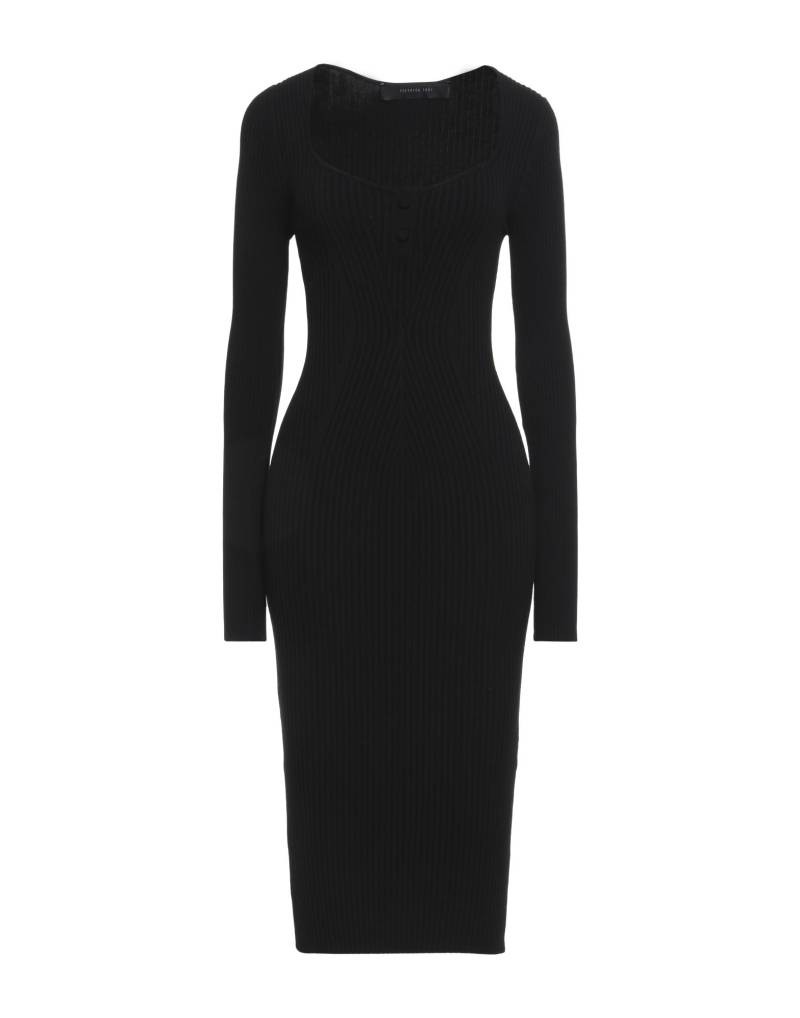 FEDERICA TOSI Midi-kleid Damen Schwarz von FEDERICA TOSI