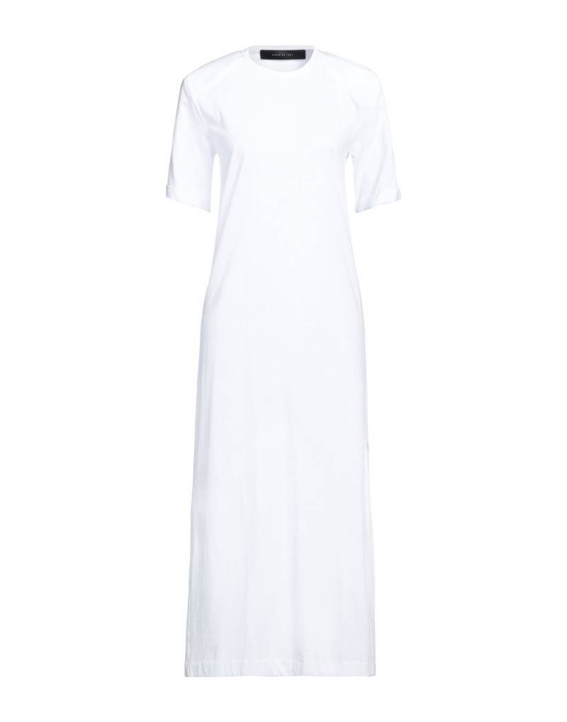 FEDERICA TOSI Midi-kleid Damen Weiß von FEDERICA TOSI