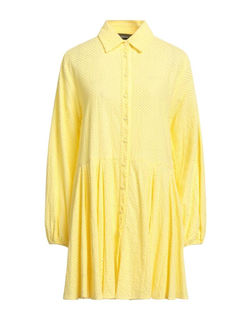 FEDERICA TOSI Mini-kleid Damen Gelb von FEDERICA TOSI