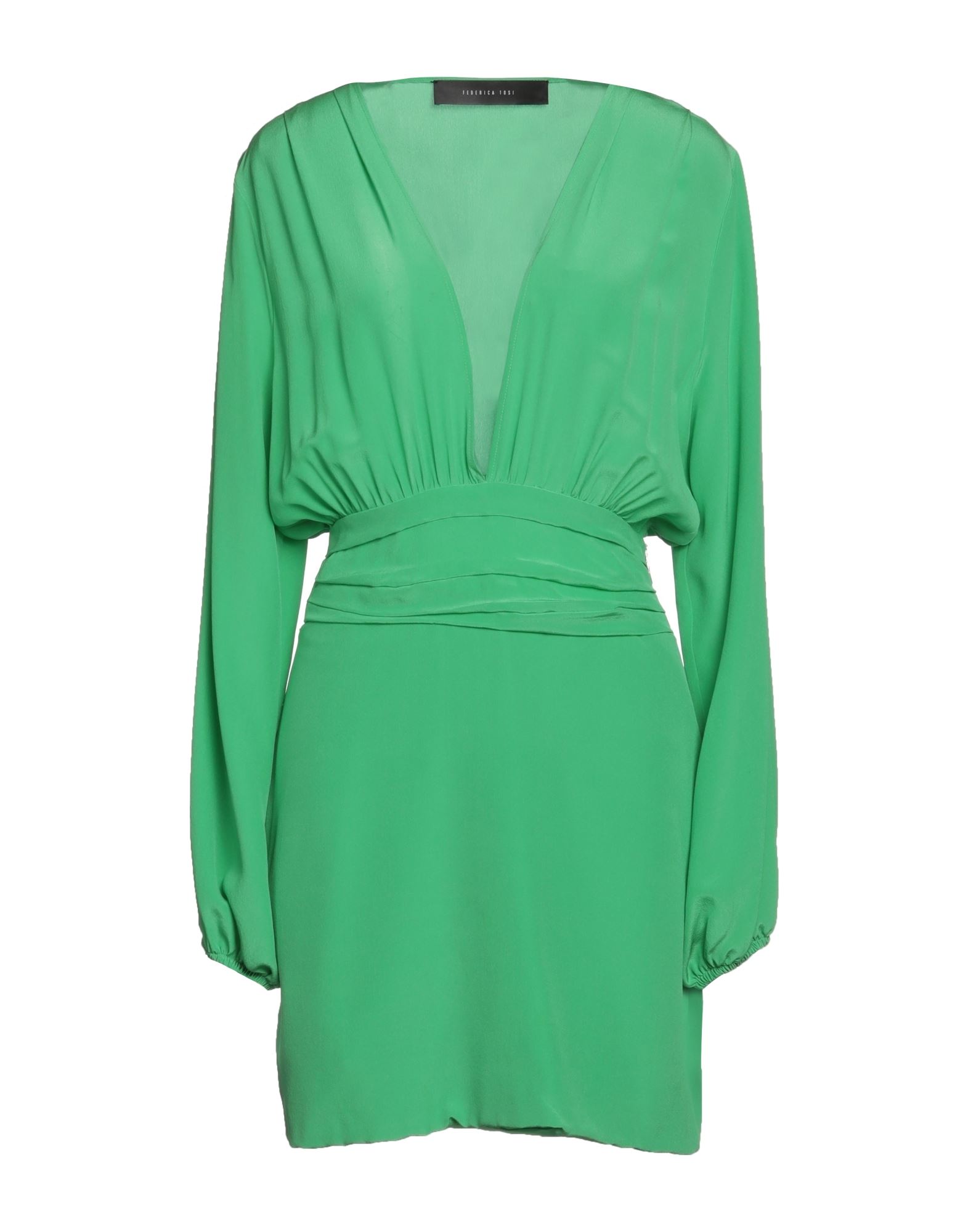 FEDERICA TOSI Mini-kleid Damen Grün FEDERICA TOSI Mini-kleid Damen Grün von FEDERICA TOSI