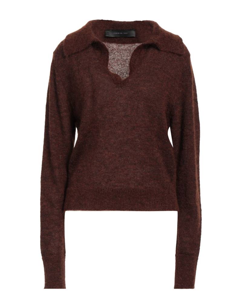 FEDERICA TOSI Pullover Damen Dunkelbraun von FEDERICA TOSI