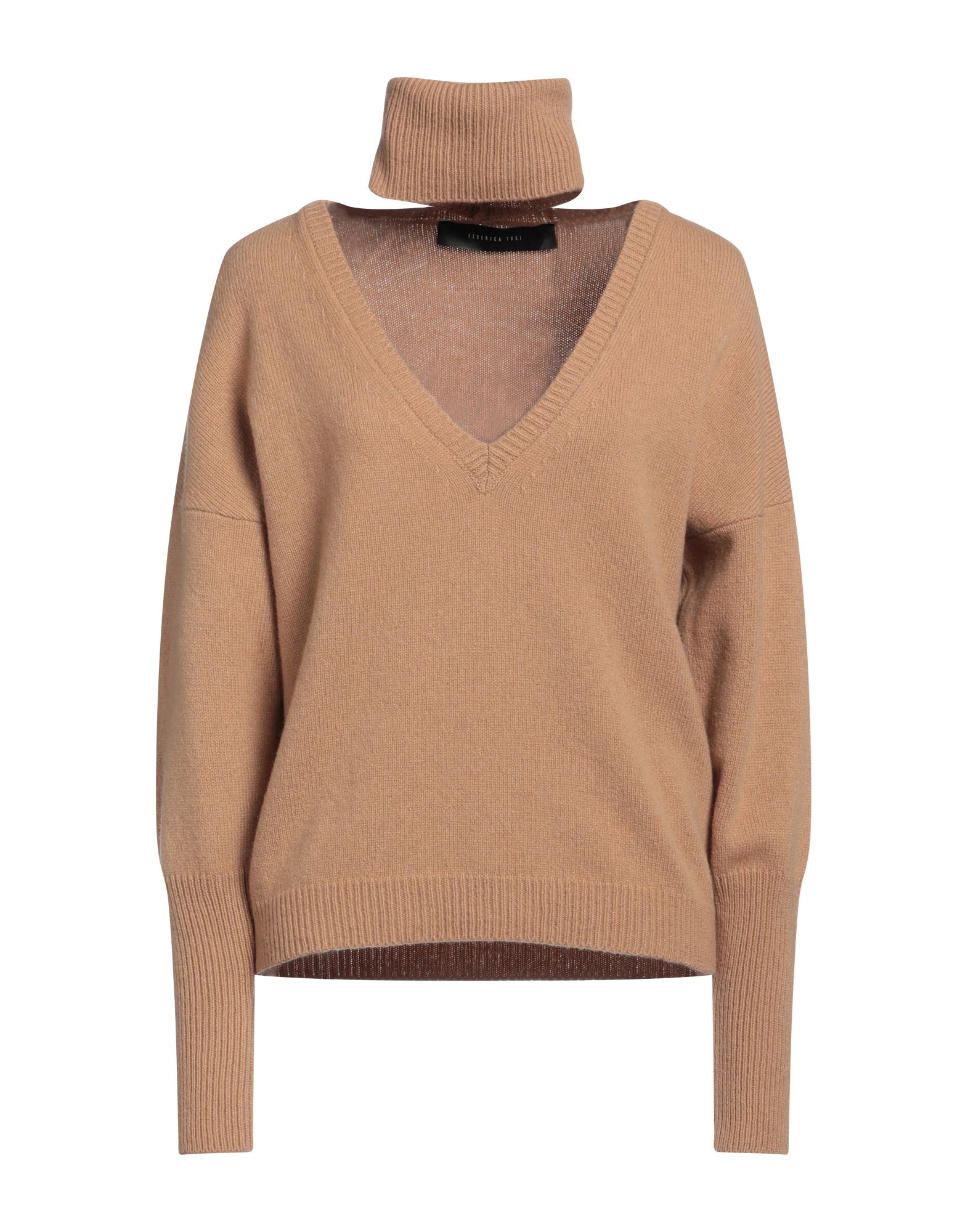 FEDERICA TOSI Pullover Damen Kamel von FEDERICA TOSI