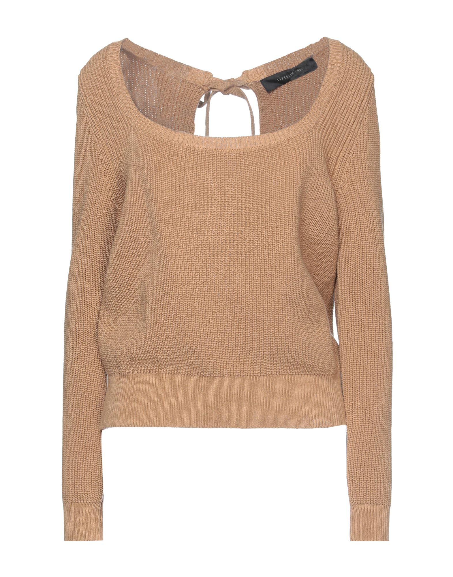 FEDERICA TOSI Pullover Damen Kamel von FEDERICA TOSI