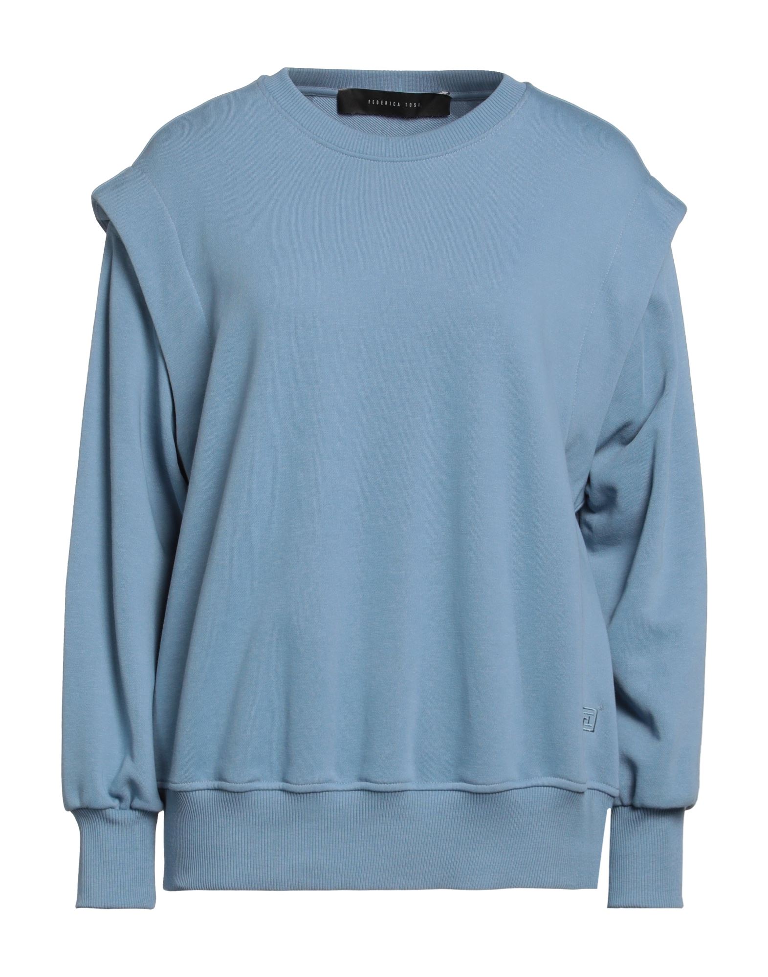 FEDERICA TOSI Sweatshirt Damen Blaugrau von FEDERICA TOSI