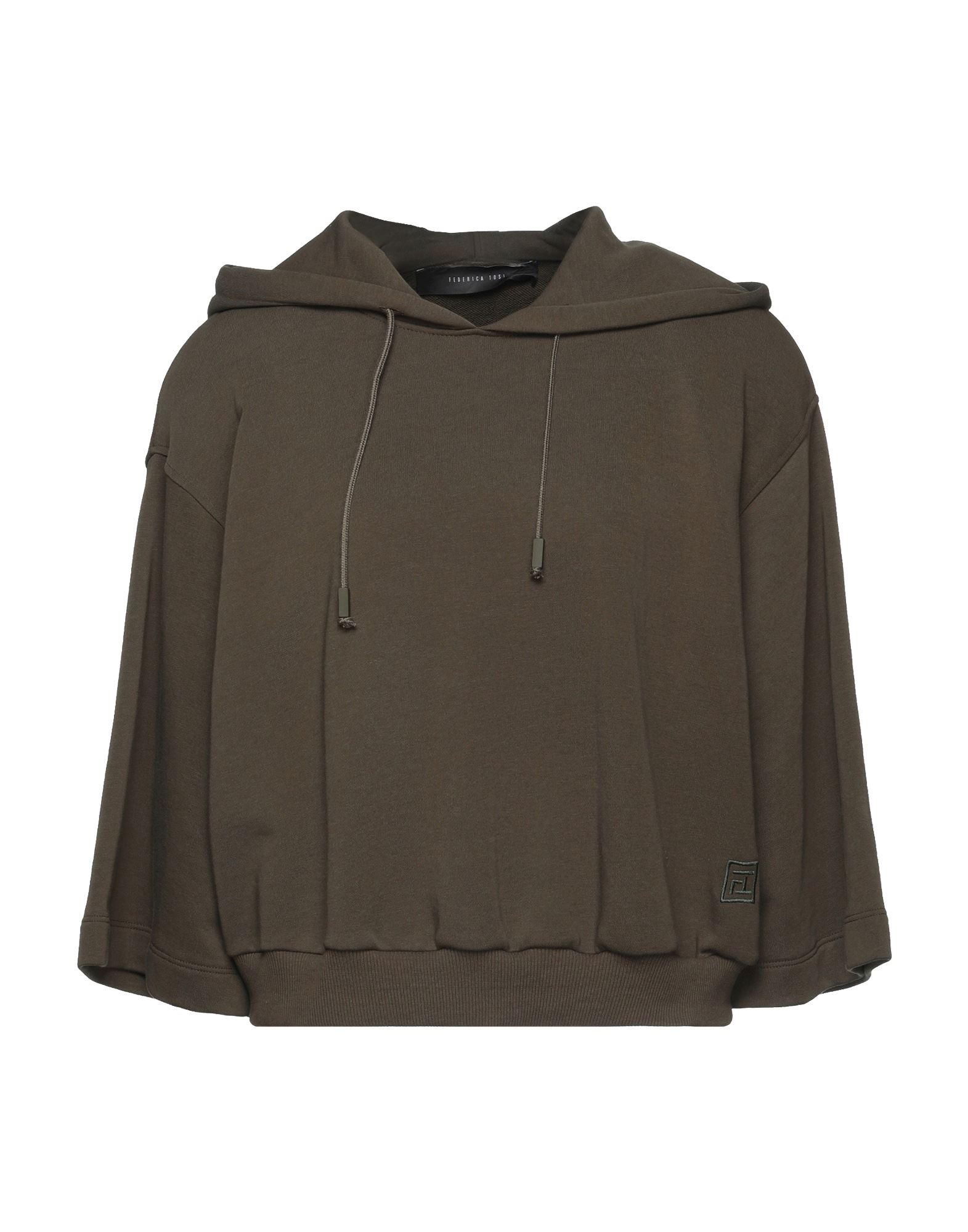 FEDERICA TOSI Sweatshirt Damen Militärgrün von FEDERICA TOSI