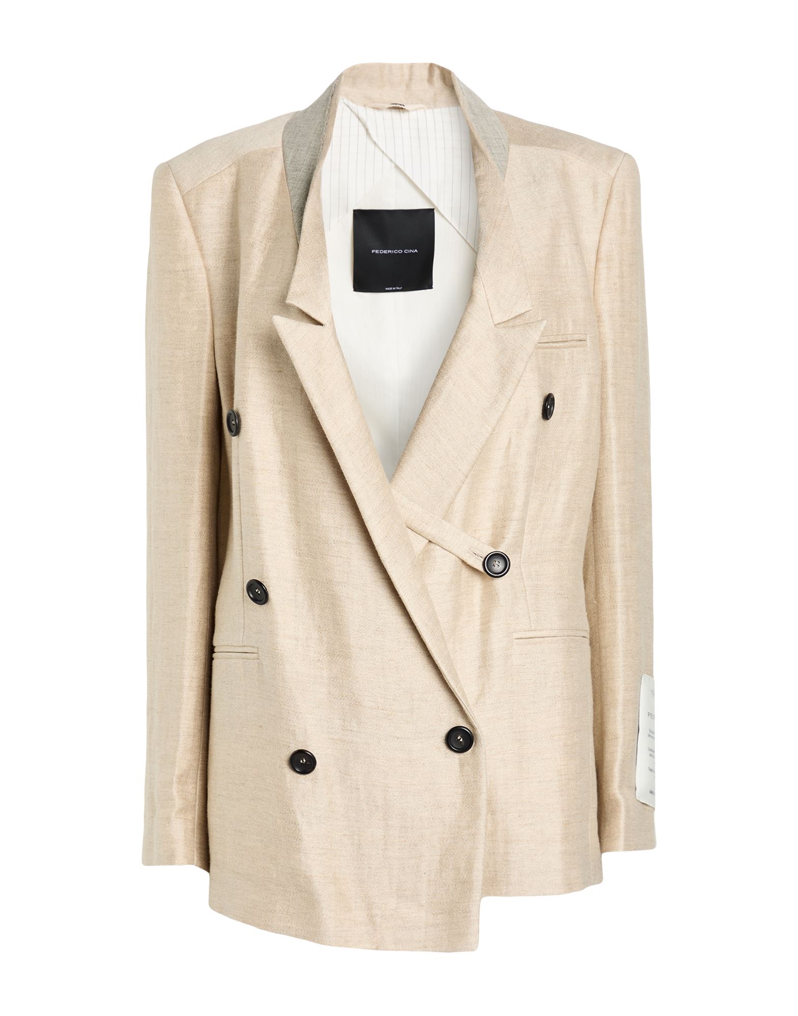 FEDERICO CINA Blazer Damen Sand von FEDERICO CINA