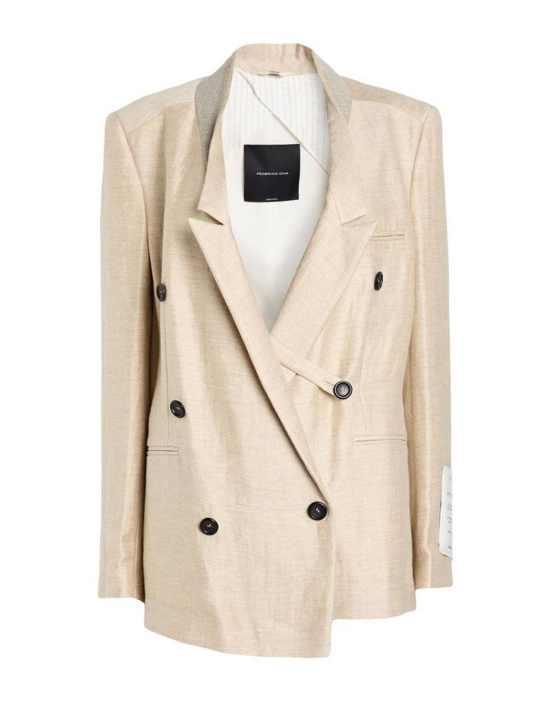 FEDERICO CINA Blazer Damen Sand von FEDERICO CINA
