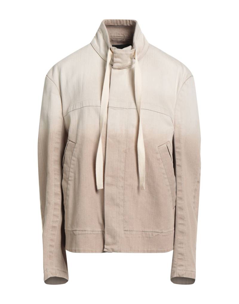 FEDERICO CINA Jeansjacke/-mantel Damen Beige von FEDERICO CINA