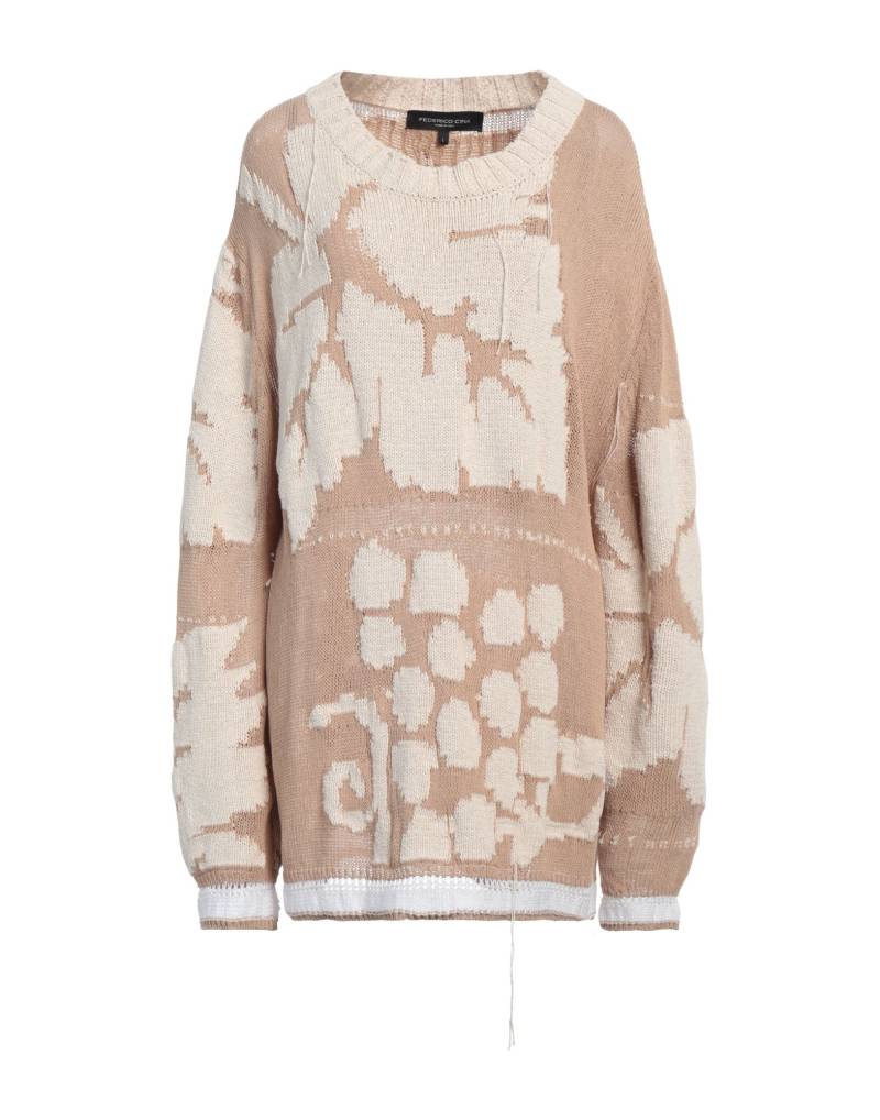 FEDERICO CINA Pullover Damen Elfenbein von FEDERICO CINA