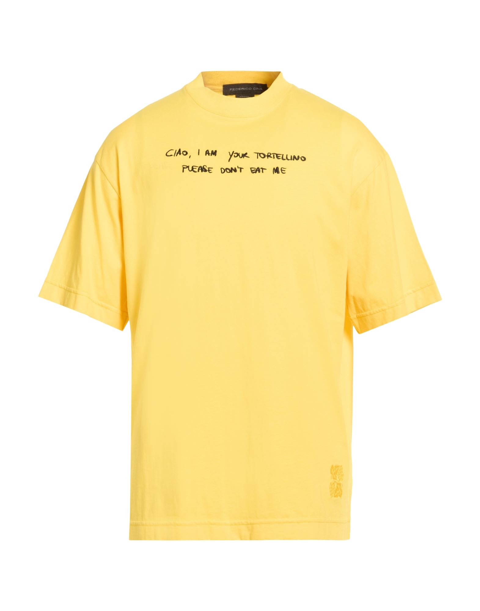 FEDERICO CINA T-shirts Herren Gelb von FEDERICO CINA