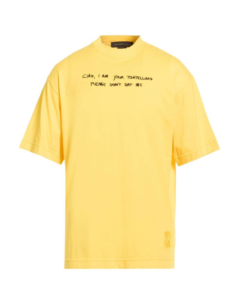 FEDERICO CINA T-shirts Herren Gelb von FEDERICO CINA