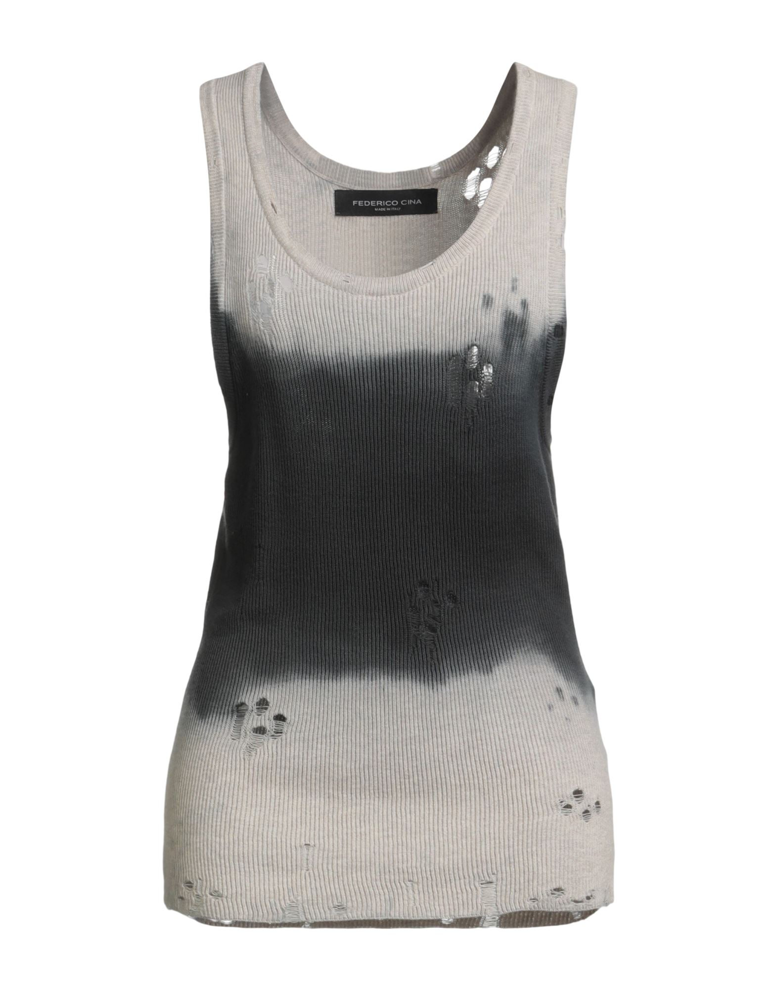 FEDERICO CINA Tank Top Damen Hellgrau FEDERICO CINA Tank Top Damen Hellgrau von FEDERICO CINA