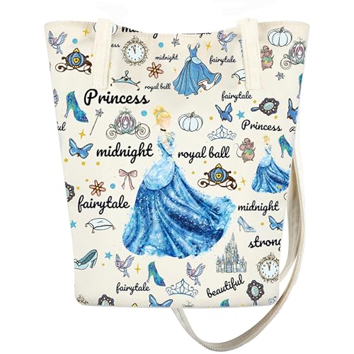 FEELMEM Cartoon-Fans Geschenk Prinzessin Charakter kleine Eimertasche Animation Cartoon Prinzessin Merchandise Handtasche, silber, 1 von FEELMEM