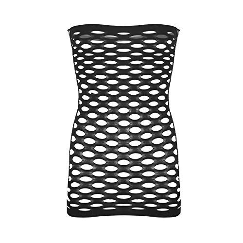 FEESHOW Herren Sissy Strumpfhosen Strümpfe Body Männer Erwachsene Erotik Dessous Unterwäsche Transparent Nachthemd Clubwear Party Kostüm Schwarz OneSize von FEESHOW