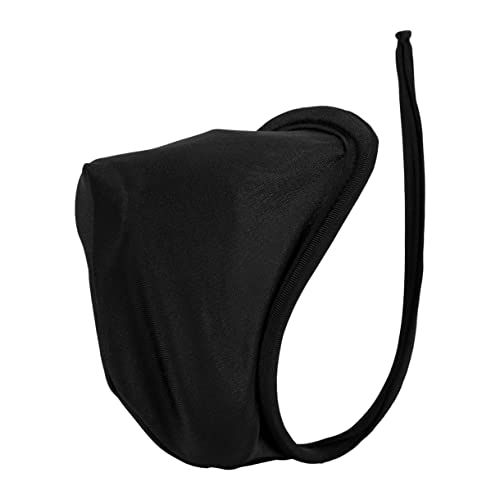 FEESHOW Herren Tanga String Bulge Beutel Männer Bikini Slips C-String Unterwäsche Schwarz One Size von FEESHOW