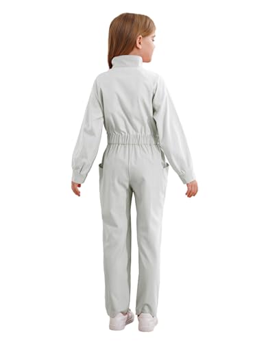FEESHOW Kinder Arbeitsoverall Langarm Klempner Mechaniker Overall Einteilige Arbeitskleidung Rallyekombi Kombination Jumpsuit Elfenbein 122-128 FEESHOW Kinder Arbeitsoverall Langarm Klempner Mechaniker Overall Einteilige Arbeitskleidung Rallyekombi Kombination Jumpsuit Elfenbein 122-128 von FEESHOW