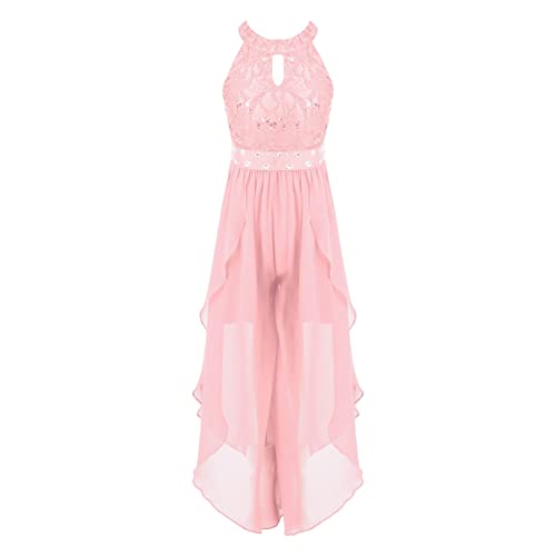 FEESHOW Mädchen Festliche Kleider Festlicher Overall Neckholder Mit Strass Spitze Blumenmädchen Kleider Kinder Partykleid Hochzeit Abendkleid Festzug Cocktailkleid Rosa 134-140/9-10 Jahre FEESHOW Mädchen Festliche Kleider Festlicher Overall Neckholder Mit Strass Spitze Blumenmädchen Kleider Kinder Partykleid Hochzeit Abendkleid Festzug Cocktailkleid Rosa 134-140/9-10 Jahre von FEESHOW