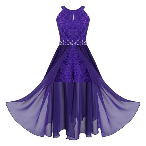 FEESHOW Mädchen Festliche Kleider Giltzer Hochzeit Blumenmädchenkleid Pailletten Kleid Overall Party Abendkleid Cocktailkleid Festzug Geburtstag Violett 152 FEESHOW Mädchen Festliche Kleider Giltzer Hochzeit Blumenmädchenkleid Pailletten Kleid Overall Party Abendkleid Cocktailkleid Festzug Geburtstag Violett 152 von FEESHOW