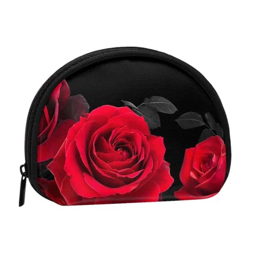 Japanische Karpfen-Aufbewahrungstasche, kompakte und praktische Brieftasche für Kleingeld, Rose, Blumenmuster, Einheitsgröße von FEETOX