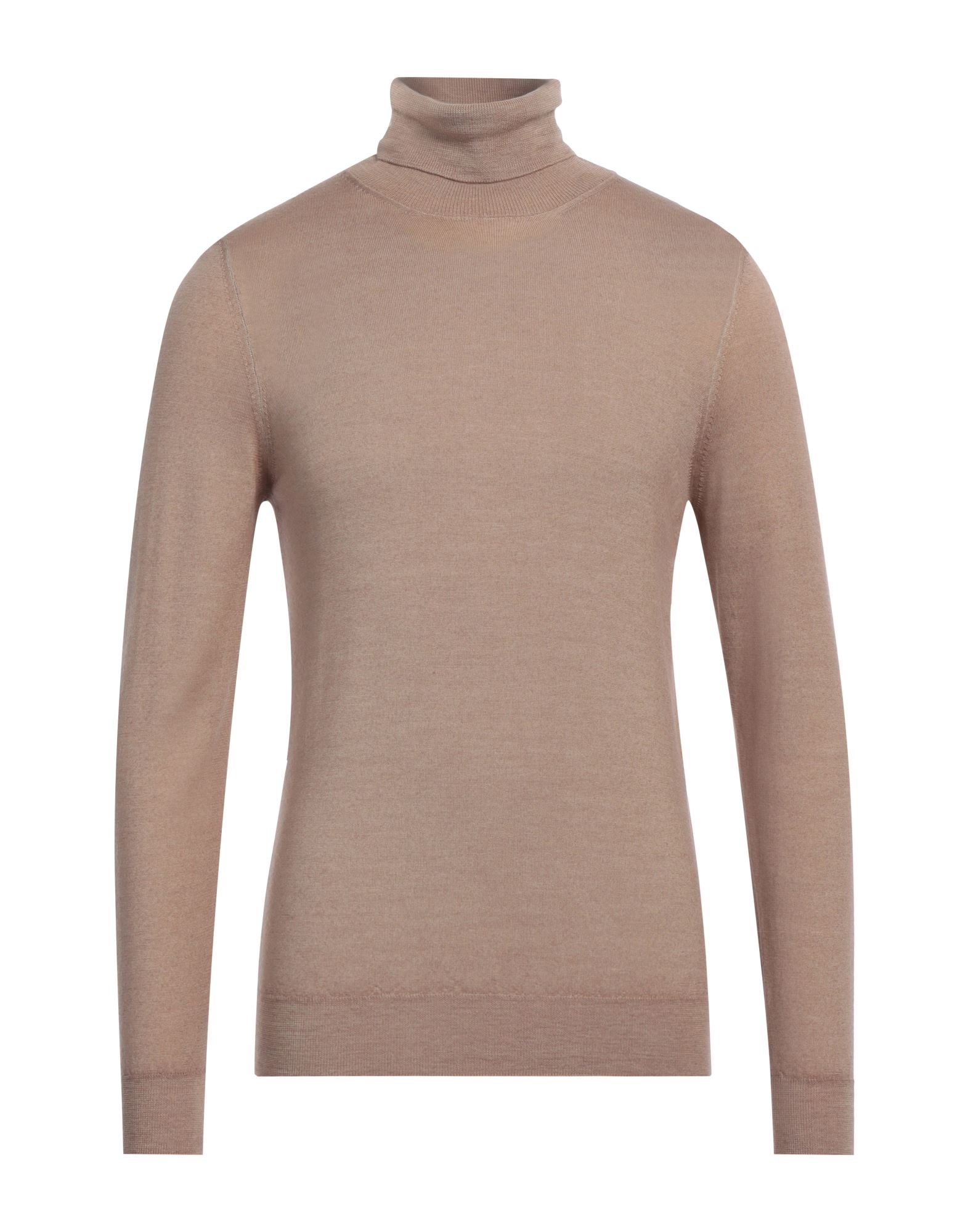 FEFĒ Rollkragenpullover Herren Kamel von FEFĒ