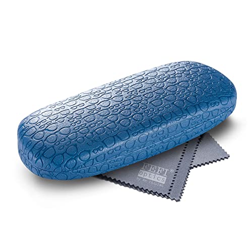FEFI - Hardcase Brillenetui im Präge-Design (blau) von FEFI