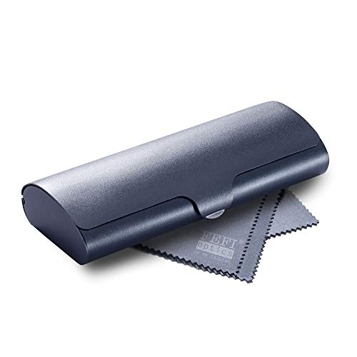 FEFI - Leichtes Aluminium Brillenetui in Metallic-Lackierung (Anthrazit) von FEFI