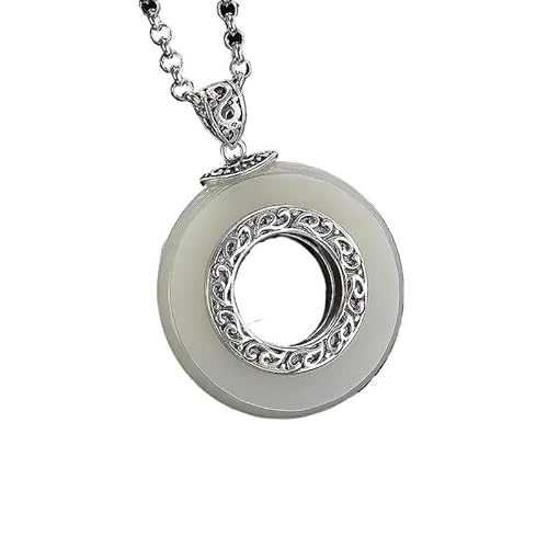 FEIAOPE Traditionelle Hängematte, chinesische Feng Shui-Ha Chinesischen stil retro muster charme frauen sterling silber hohl imitation Hetian jade anhänger von FEIAOPE