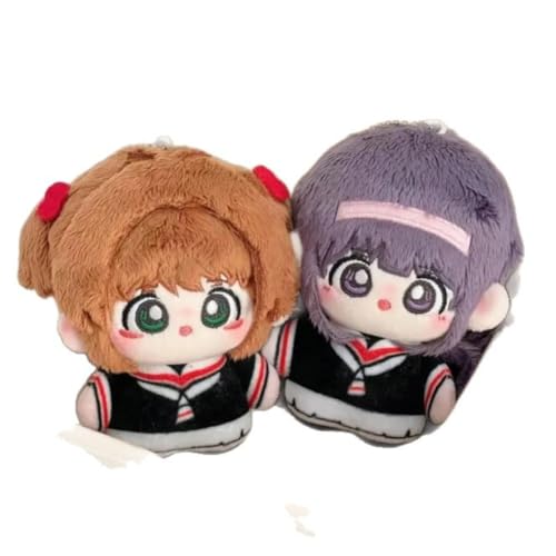 FEIDIAO Card Captors Chibi Figur Puppe Anhänger Niedlich Sakura & Tomoyo Chibi Plüsch Anhänger Schlüsselanhänger Rucksack Dekor Zubehör von FEIDIAO