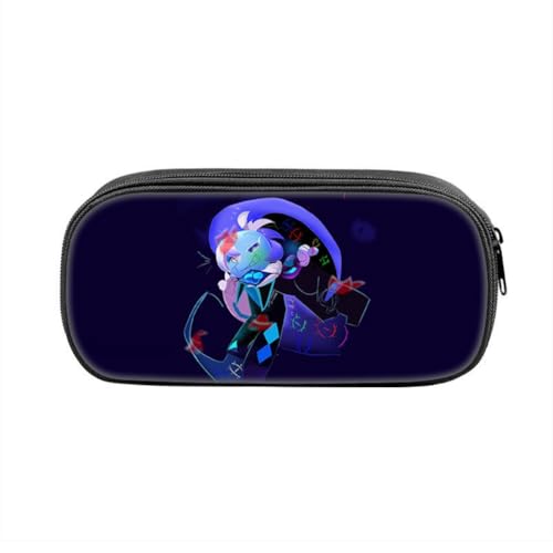 FEIDIAO Cookie Run Federmäppchen Niedliche Spiel Figur Cookie Stiftemäppchen Schule große Kapazität Stift Tasche Portable PU Kosmetiktasche (F) von FEIDIAO