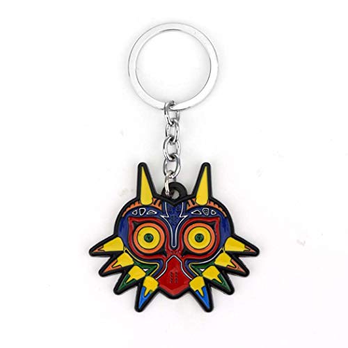 FEIDIAO Zlda Schlüsselbund Metallschild Zlda Majora's Mask Schlüsselanhänger Geschenk von FEIDIAO