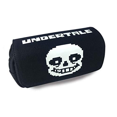 FEIDIAO Under Tale Mäppchen Under Tale Sans Student Stifttasche Briefpapier Tasche Tragbare Kosmetiktasche Mit Reißverschluss (B) von FEIDIAO