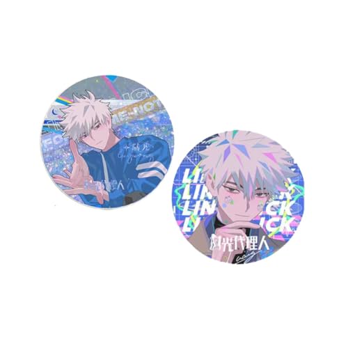 LinkClicks Fließender Sand Ornament Abzeichen Manga LinksClick Figur Acryl Fließender Sand Untersetzer Anime Fan Sammlungen (B) von FEIDIAO