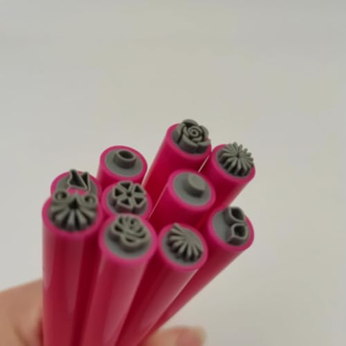 Nagelstempel-Stift-Set, DIY-Nagelkunstwerkzeuge mit verschiedenen Mustern, einfaches Design, einfach zu bedienen, geeignet für Mädchen und Frauen.(10-teiliges Set) von FEIFANBOYANG
