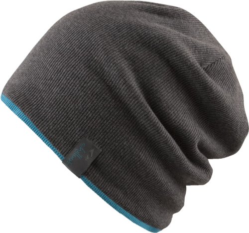 Feinzwirn Brooklyn Hat - Trendige Wende Beanie für Herren und Damen - 2013/2014 - Reversible hat, Wintermütze, Slouch (Dark Grey/Ocean) von Feinzwirn