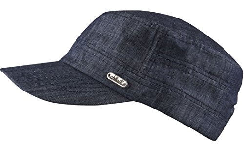 Corfu Schirmmütze/Schildmütze von CHILLOUTS in Jeans Farben Castro Cuba Cap (Dark-Jeans) von FEINZWIRN