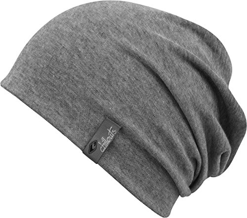 hochwertige Mütze im Beanie Style mit wunderschöner Stoffqualität (Grey-Melange) von FEINZWIRN