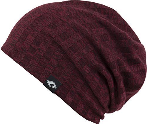 leichte Beanie Mütze für Jede Jahreszeit von Chillouts Unisex - (Bordeaux) von FEINZWIRN