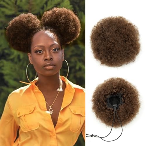 Afro-Pferdeschwanz aus Echthaar, natürlicher echter Pferdeschwanz für schwarze Mädchen und Frauen, kurz, gelockt, natürlicher Kordelzug, 4 C, Pferdeschwanz, afrikanischer amerikanischer Cheer Afro-Pferdeschwanz aus Echthaar, natürlicher echter Pferdeschwanz für schwarze Mädchen und Frauen, kurz, gelockt, natürlicher Kordelzug, 4 C, Pferdeschwanz, afrikanischer amerikanischer Cheer von FEIPRO