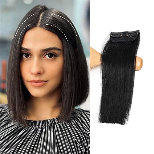 FEIPRO Haarverlängerungen aus Echthaar, kurz, seidig, gerade, doppelt, für Frauen und Männer, mit dünnem Haar, kurzes Haar, leicht hinzuzufügen, dickes Haar, natürlich FEIPRO Haarverlängerungen aus Echthaar, kurz, seidig, gerade, doppelt, für Frauen und Männer, mit dünnem Haar, kurzes Haar, leicht hinzuzufügen, dickes Haar, natürlich von FEIPRO