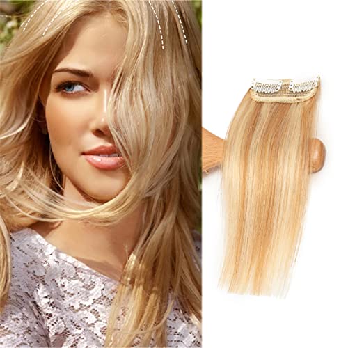 FEIPRO Kurze Clip in Echthaar-Extensions, 20,3 cm, seidig glatt, für Frauen mit kurzem Haar, dünner werdendes Haar, unsichtbares Naturhaar, #P27/613 Blond O FEIPRO Kurze Clip in Echthaar-Extensions, 20,3 cm, seidig glatt, für Frauen mit kurzem Haar, dünner werdendes Haar, unsichtbares Naturhaar, #P27/613 Blond O von FEIPRO