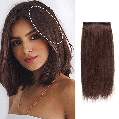 FEIPRO Unsichtbare Haarnadel-Haarverlängerung zum Anklippen aus Echthaar für Frauen mit kurzem Haar/dünner werdendem Haar, seidig glatt, einteilig, für Volumen, flauschige Länge, dick, 30,5 cm, #2 FEIPRO Unsichtbare Haarnadel-Haarverlängerung zum Anklippen aus Echthaar für Frauen mit kurzem Haar/dünner werdendem Haar, seidig glatt, einteilig, für Volumen, flauschige Länge, dick, 30,5 cm, #2 von FEIPRO