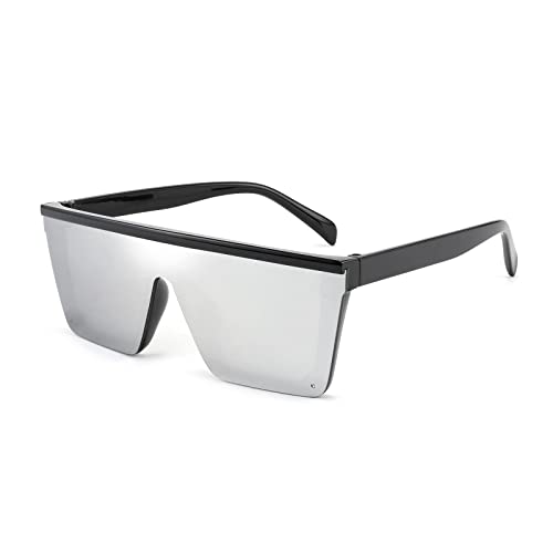 FEISEDY Flat Top Sonnenbrille Kind Coole Randlos Brille Eckig für Jungen und Mädchen 2 - 7 Jahre mit UV400 Schutz B4061 von FEISEDY