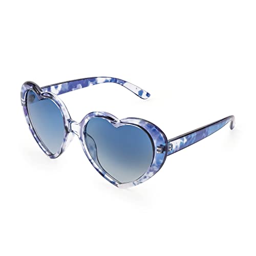 FEISEDY Herz Sonnenbrille Polarisiert Damen Herzbrille für Party Valentinstag Festival mit UV400 Schutz B2337 von FEISEDY