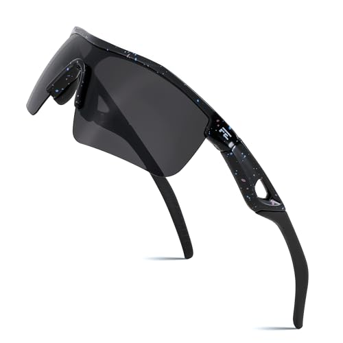 FEISEDY Kinder Jugendliche Sportbrille Polarisierte Jungen und Mädchen Alter von 7-14 Jahre Fahrradbrille mit TR90 Flexiblem Rahmen B2454 von FEISEDY