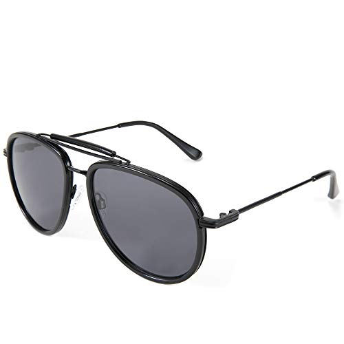 FEISEDY Polarisierte Pilotenbrille Metallrahmen UV400 Schutz Klassische Sonnenbrille für Damen Herren Unisex B2700 von FEISEDY