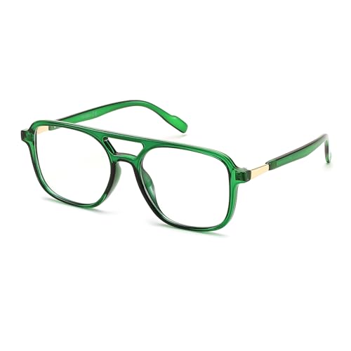 FEISEDY Retro 70er Jahre Blaulichtfilter Brille Damen Computerbrille Herren Blaulicht-Blockierende PC Gaming Brille B0265 von FEISEDY
