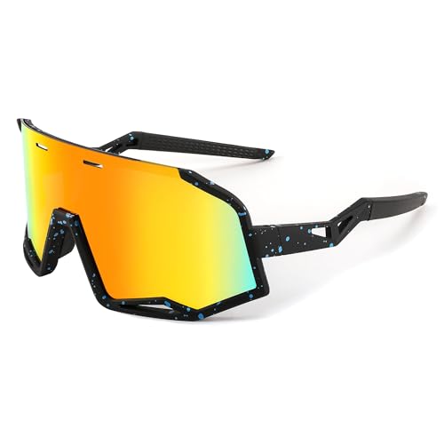 FEISEDY Sport Sonnenbrille Polarisiert Herren Fahrradbrille Damen Sportbrille Schnell Brille Radsportbrillen mit UV400 Schutz für Radfahren Biking Laufen Angeln Outdooraktivitäten B2994 von FEISEDY