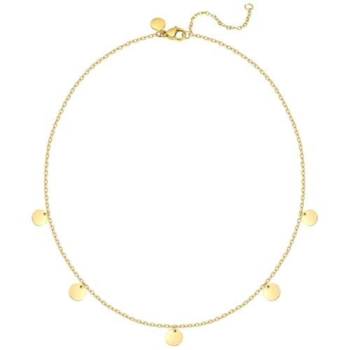 FEITENGU Goldkette Damen, von FEITENGU