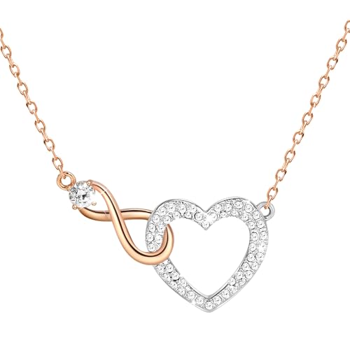 Halskette Damen,Damen Roségold Kette,Damen Herz Kette,Damen Kette Mit Herz Anhänger,Schmuck Rosegold Damen,Weihnachten Muttertag Valentinstag Schmuck Geschenk Für Frau Mutter Tochter Liebhaberin Halskette Damen,Damen Roségold Kette,Damen Herz Kette,Damen Kette Mit Herz Anhänger,Schmuck Rosegold Damen,Weihnachten Muttertag Valentinstag Schmuck Geschenk Für Frau Mutter Tochter Liebhaberin von FEITENGU