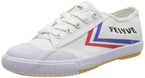 Feiyue FE LO 1920 Canvas, Unisex Sneaker, weiß blau rot, 39 EU (6 UK) von FEIYUE